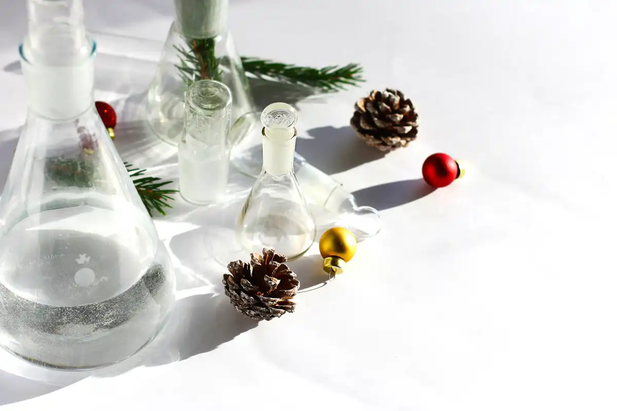 arbol de navidad quimico