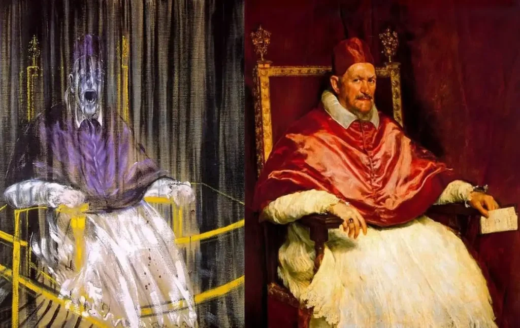 estudio del retrato del papa inocencio x de velázquez