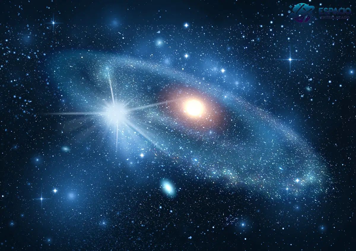 proceso de formación de las estrellas binarias