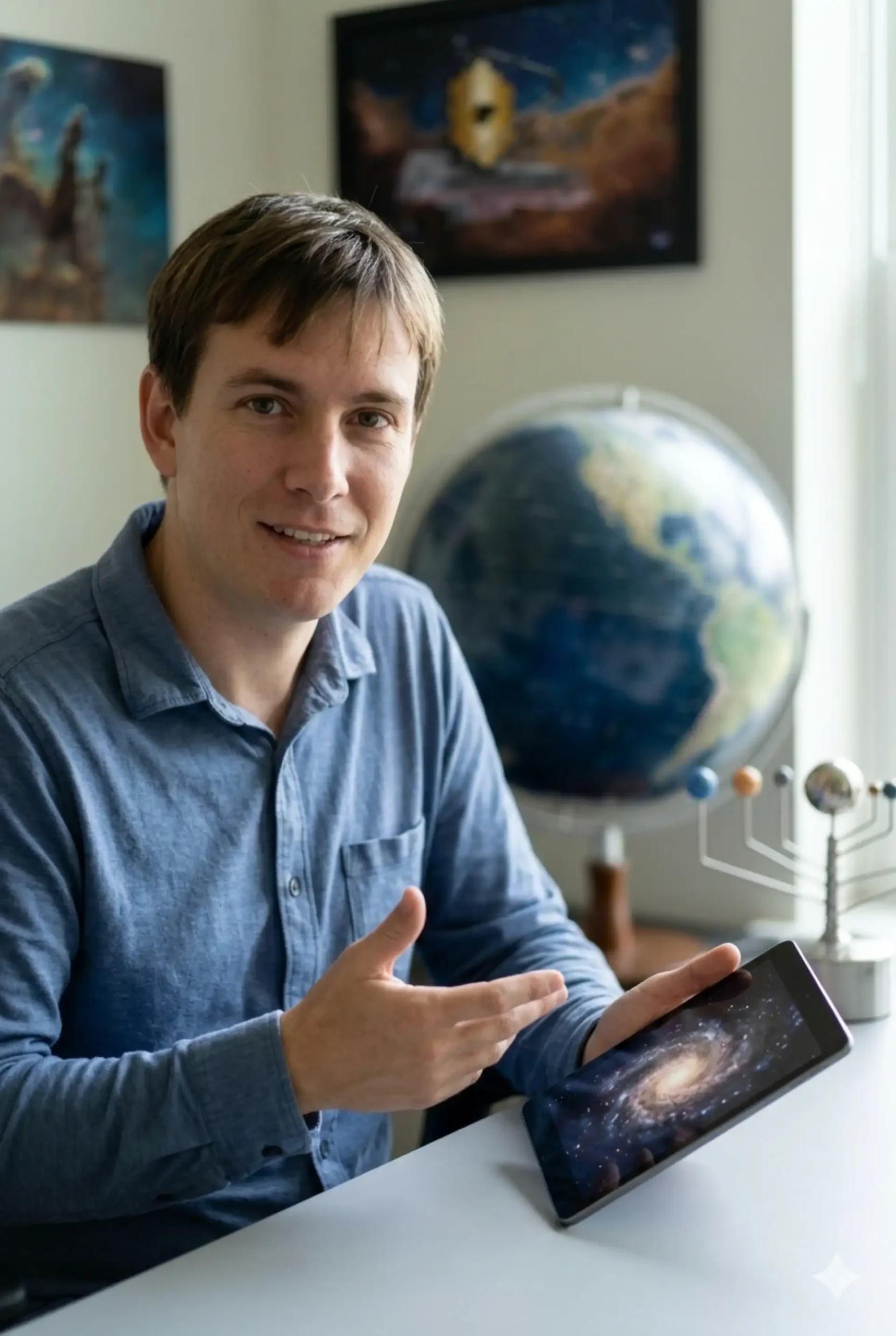 Manuel Sánchez Ruiz, autor de Espacio Entrelazado