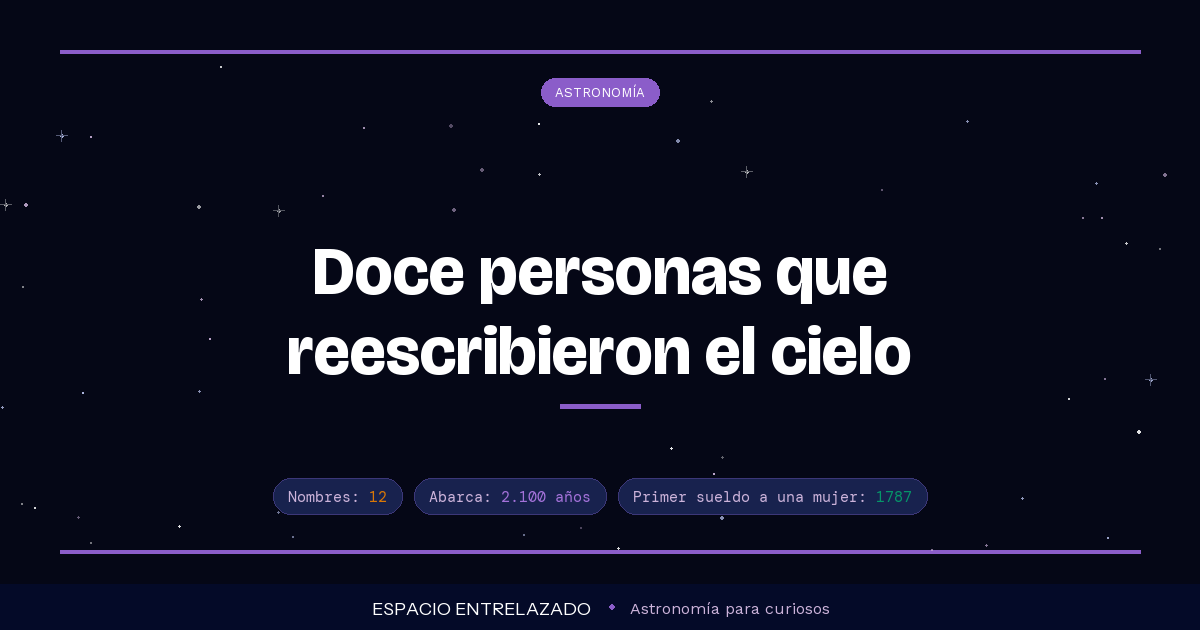 astrónomos famosos de la historia - Espacio Entrelazado