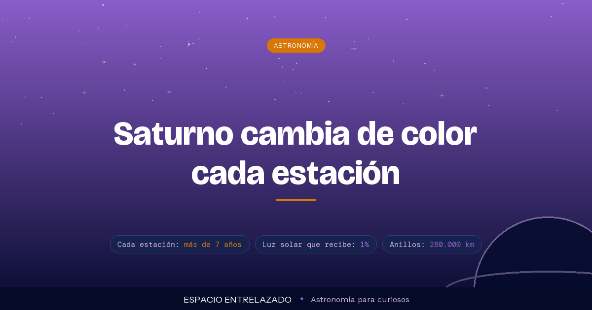 De qué color es Saturno: dorado pálido, sus bandas y sus anillos