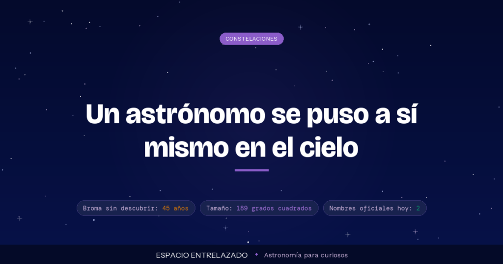Constelación Delphinus, el delfín, junto al Triángulo de Verano