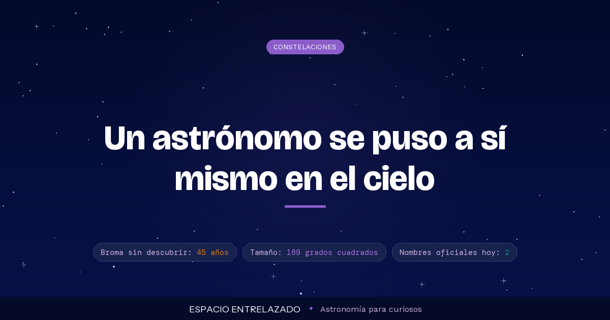 Constelación Delphinus, el delfín, junto al Triángulo de Verano