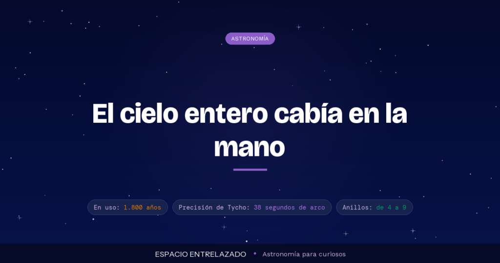 esfera armilar - Espacio Entrelazado