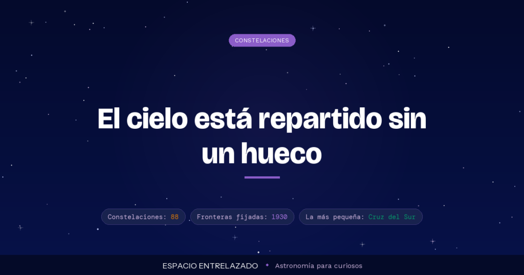las 88 constelaciones - Espacio Entrelazado
