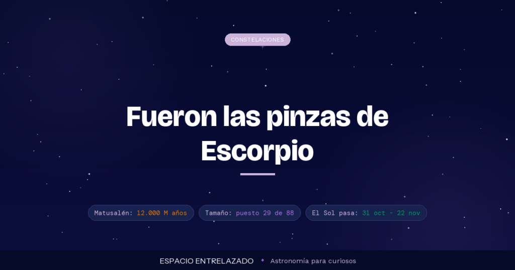 constelación de Libra - Espacio Entrelazado