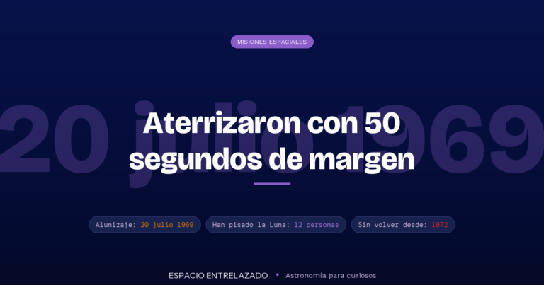 llegada del hombre a la Luna - Espacio Entrelazado