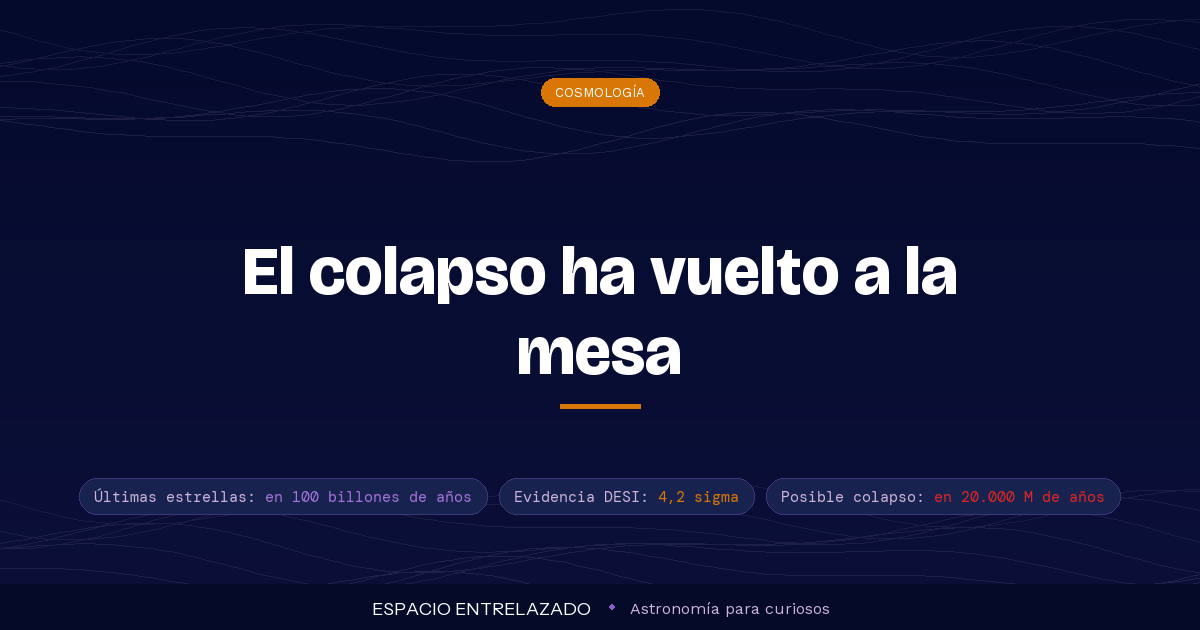 El destino final del universo: frío eterno o colapso