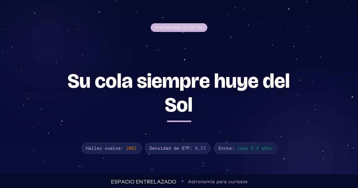 Qué son los cometas: estructura, origen y cuándo ver uno