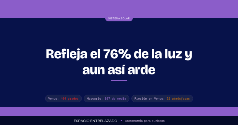 por qué venus es más caliente que mercurio - Espacio Entrelazado