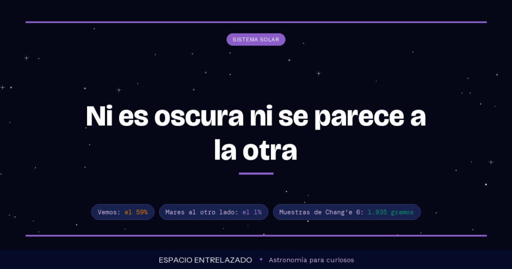 cara oculta de la Luna - Espacio Entrelazado