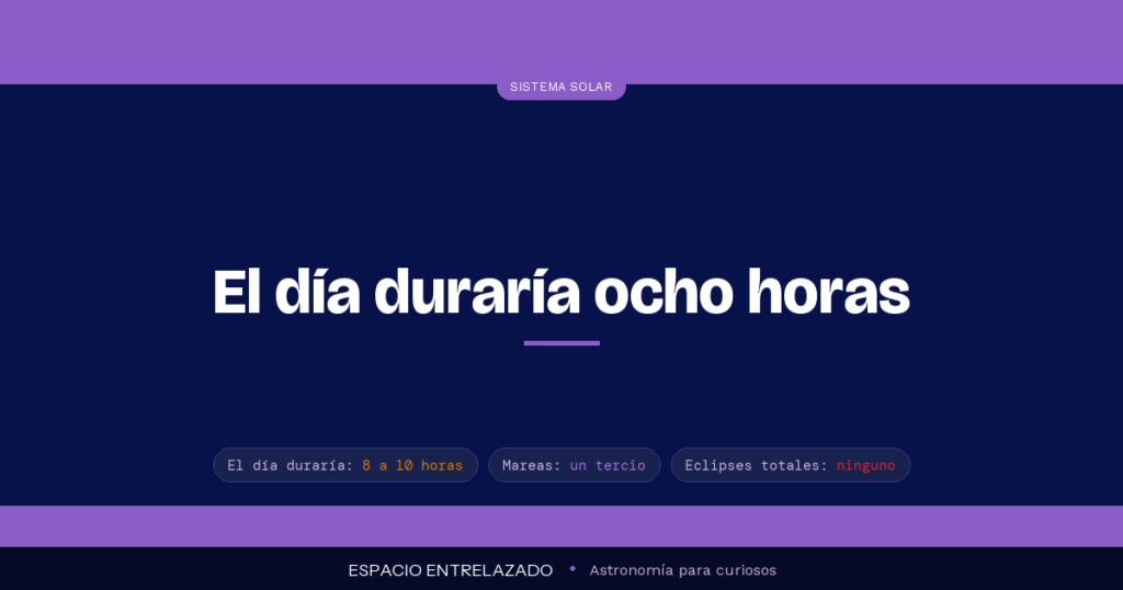qué pasaría si la tierra no tuviera luna - Espacio Entrelazado