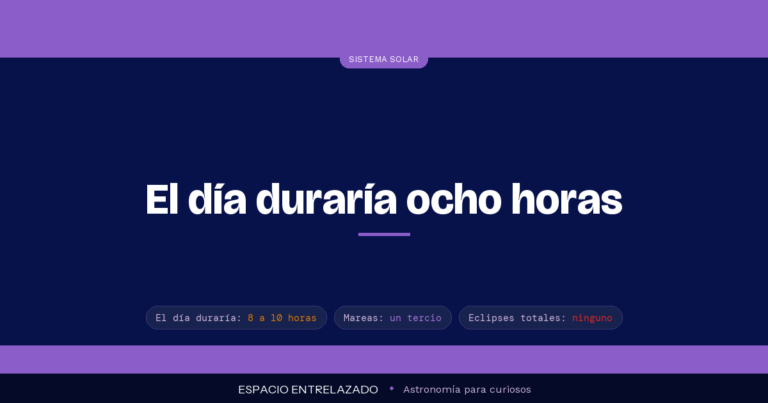 qué pasaría si la tierra no tuviera luna - Espacio Entrelazado