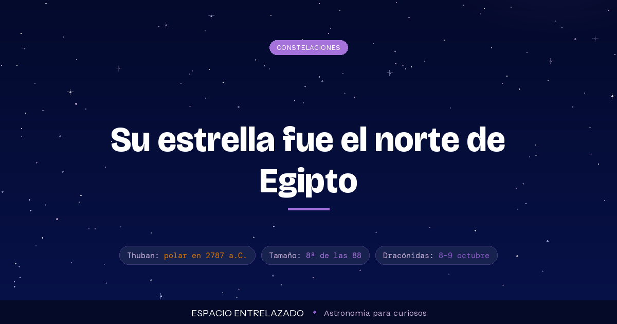 constelación de Draco - Espacio Entrelazado