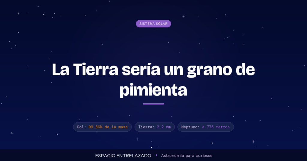 escalas del sistema solar - Espacio Entrelazado