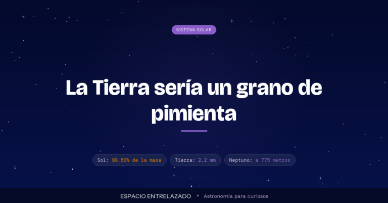 escalas del sistema solar - Espacio Entrelazado