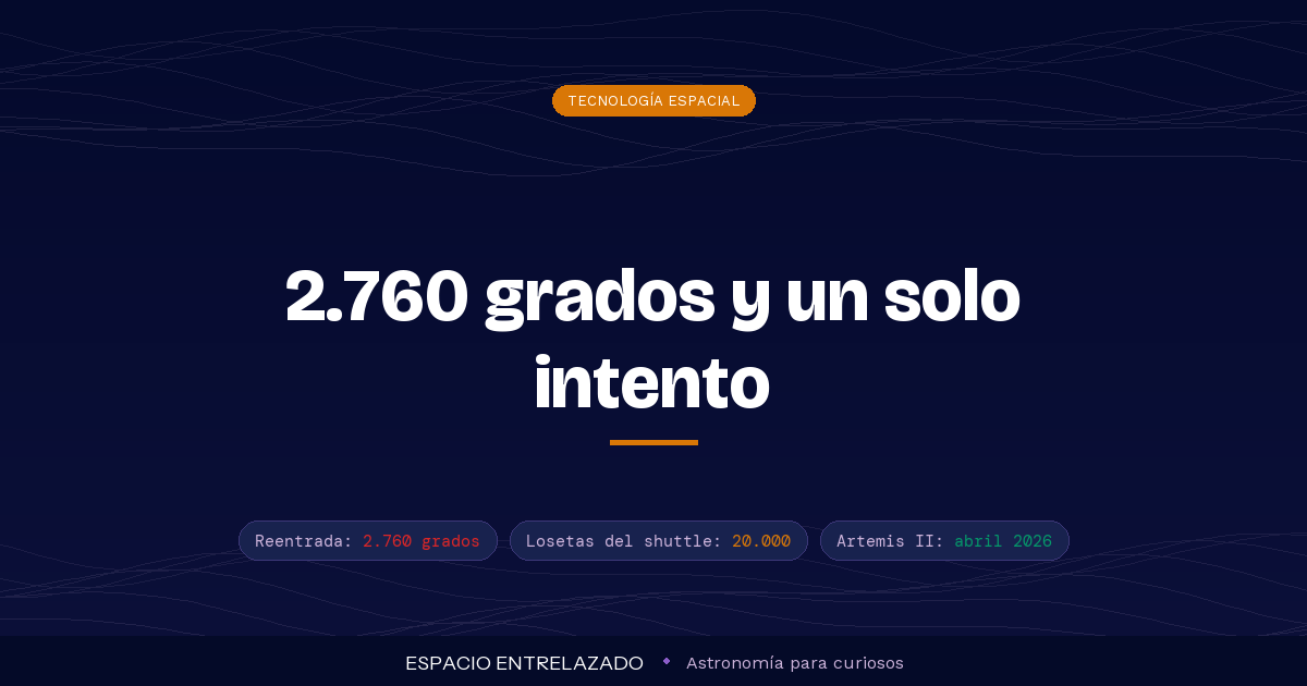 escudo térmico de una nave espacial - Espacio Entrelazado