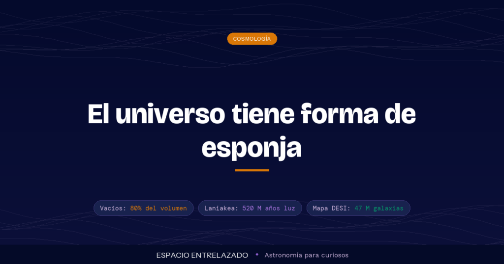 estructura del universo a gran escala - Espacio Entrelazado