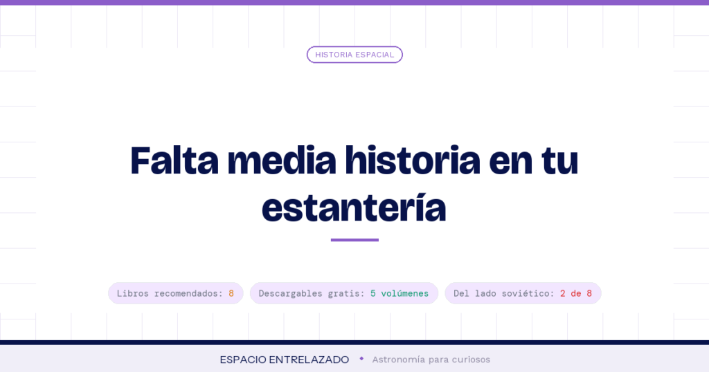 libros sobre la carrera espacial - Espacio Entrelazado