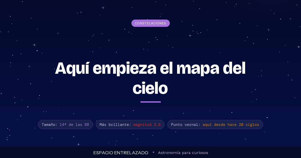 constelación de Piscis - Espacio Entrelazado
