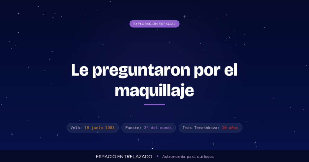 Sally Ride - Espacio Entrelazado
